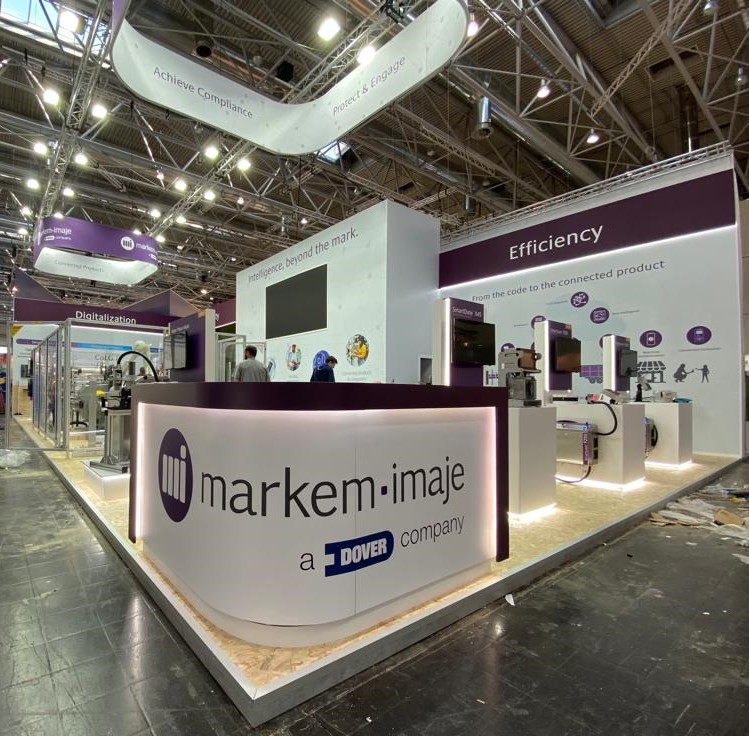 stand de ferias para markem imaje en all4pack 2022 paris