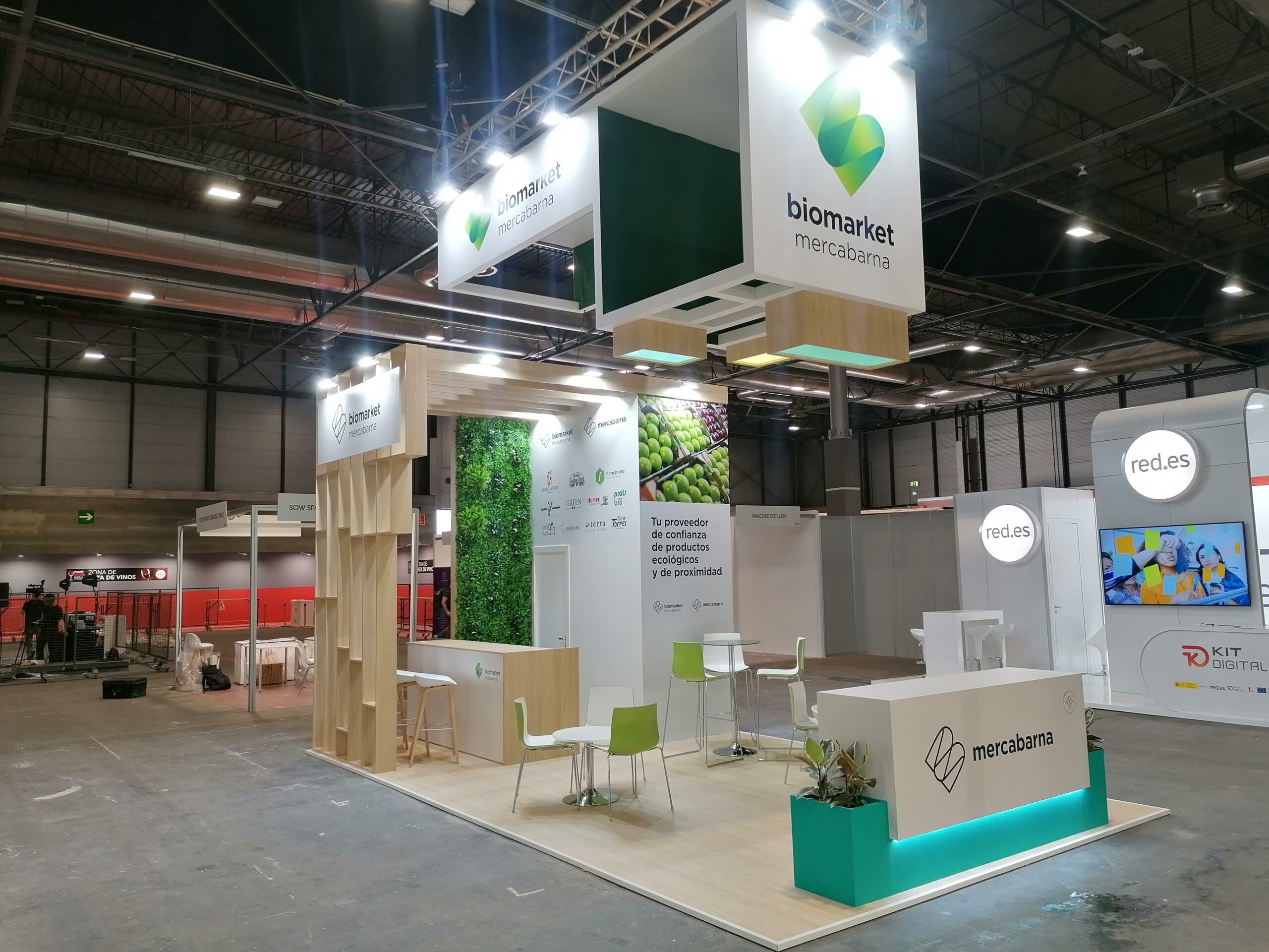 diseño de stand y producción de stand en mercabarna organic food iberia madrid ifema 3